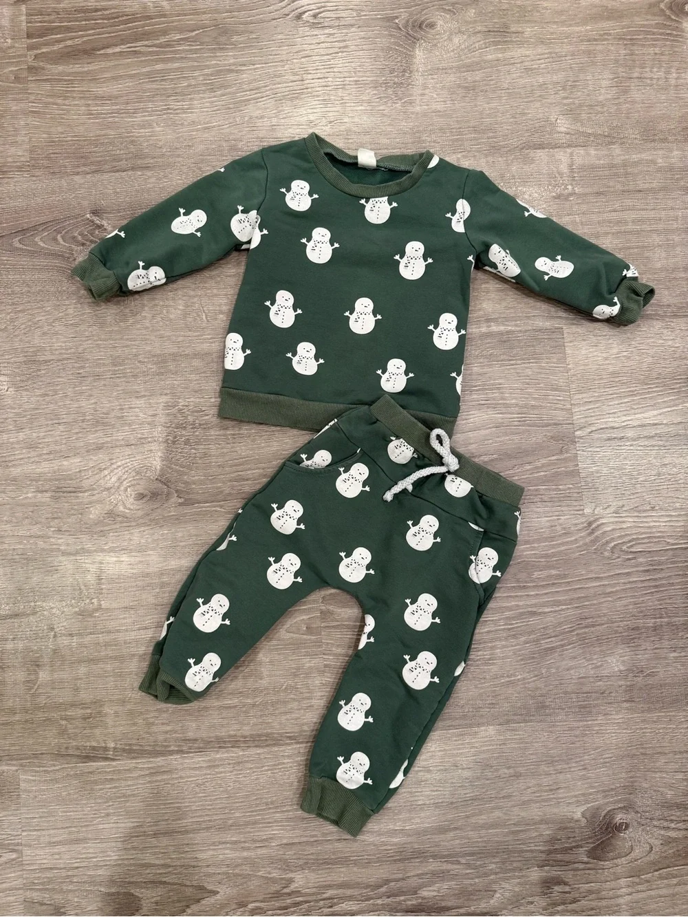 Snowman Two Piece Toddler Outfit Size 3T fits 2/3t